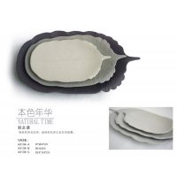 现代简约羽之语陶瓷装饰碟卧室客厅装饰
