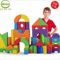 MELON食品级拼装积木 儿童智力益智玩具防撞软积木玩具【多款选】