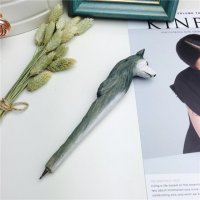 狼 木制动物笔木雕笔