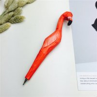 鹤 木制动物笔木雕笔