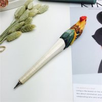 大公鸡 木制动物笔木雕笔