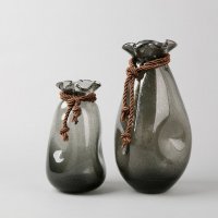 简约玻璃花瓶花器 玄关客厅艺术花瓶清新风格搭配装饰花器