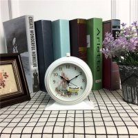 创圣2017复古欧式田园创意闹钟懒人静音学生闹钟简约床头小闹钟座钟台钟