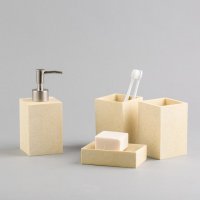 方形仿大理石卫浴四件套