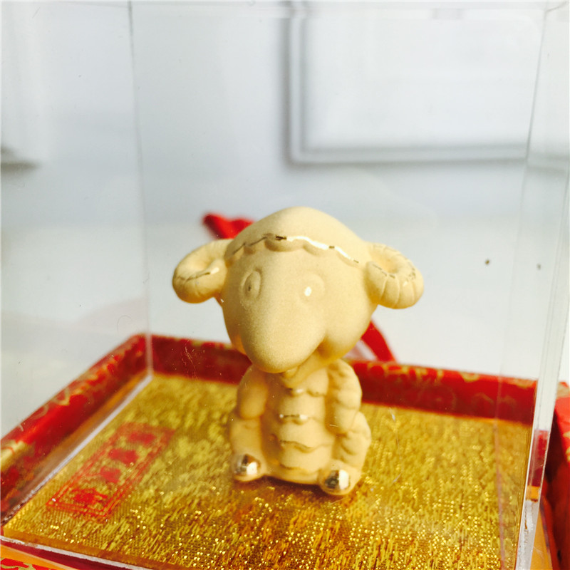 中式风水绒沙金工艺装饰摆件 生日贺寿喜庆婚宴礼物2