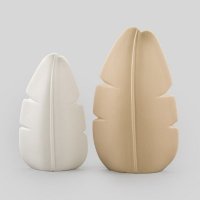 简约蕉叶造型陶瓷插花器陶瓷摆件书房客厅装饰TU-Y16-B（不含税）