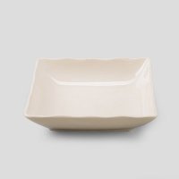 小方白深盘 陶瓷盘（不含税）