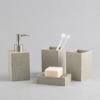 方形仿大理石卫浴四件套