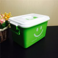 E-252/S 绿色笑脸家居收纳箱储物箱置物箱杂物箱