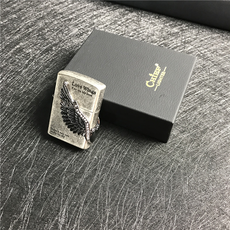 便携防风金属打火机小巧时尚创意打火机点烟器2