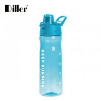 Diller新款磨砂塑料杯户外运动太空杯男女通用随身水杯 可定制
