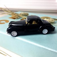 模型车 黑色合金模型老爷车玩具车