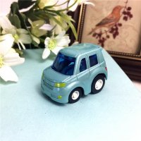 模型车 蓝绿色合金轿车模型玩具车
