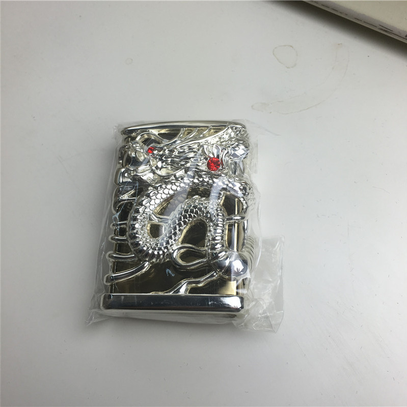 个性创意防风火机银色4