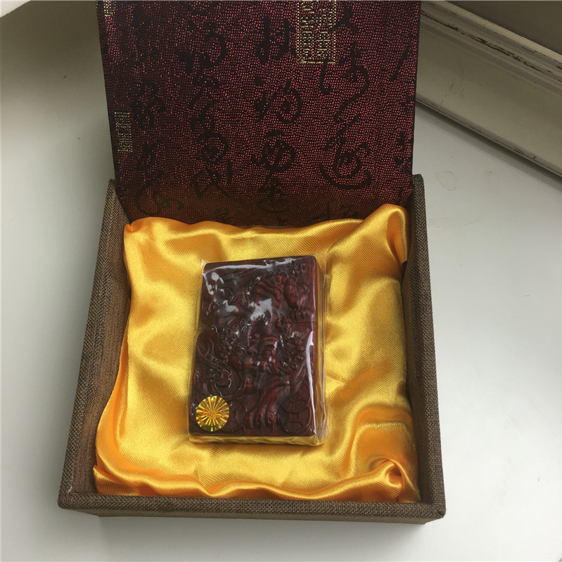 雕刻个性创意防风火机红色2