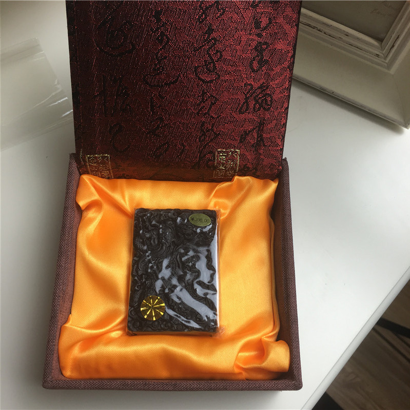 雕刻个性创意防风火机黑色2