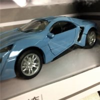 模型车 深灰色合金跑车模型玩具车
