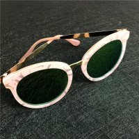男女士太阳镜个性镜框 潮人多色大框镜时尚太阳眼镜装饰镜	糖果粉 不锈钢