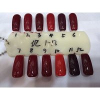 红色系列芭比胶