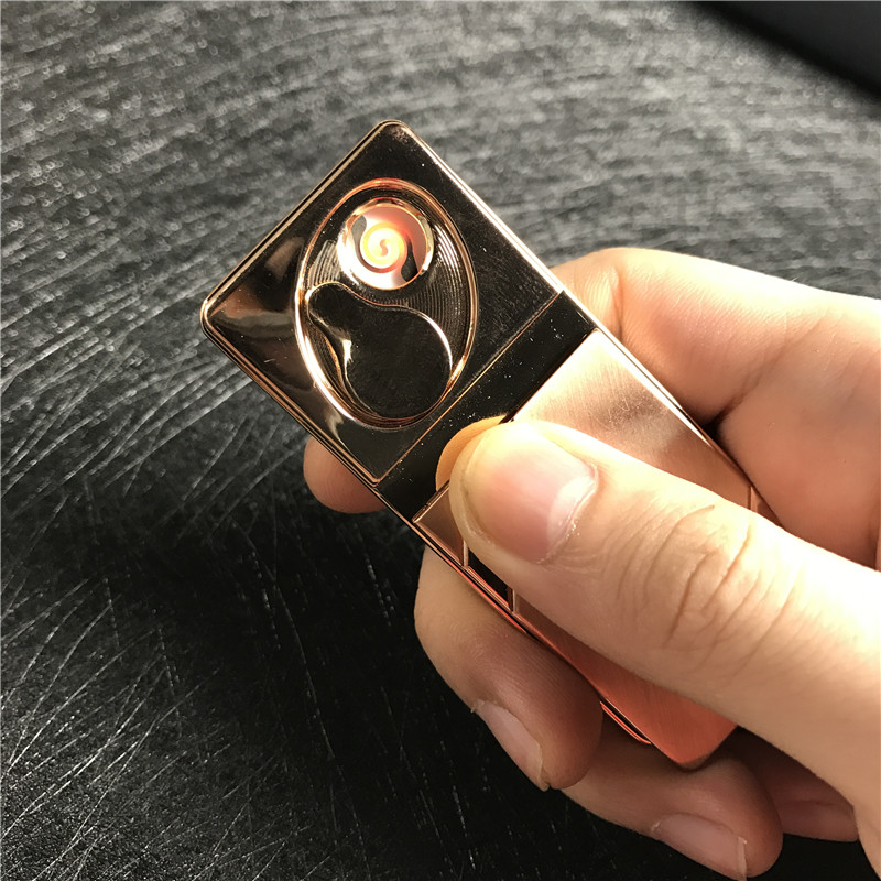 个性创意防风火机铜色4