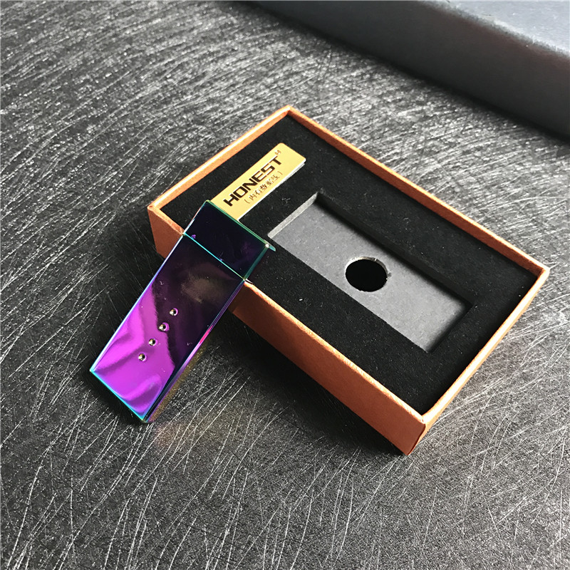 个性创意防风火机紫色2