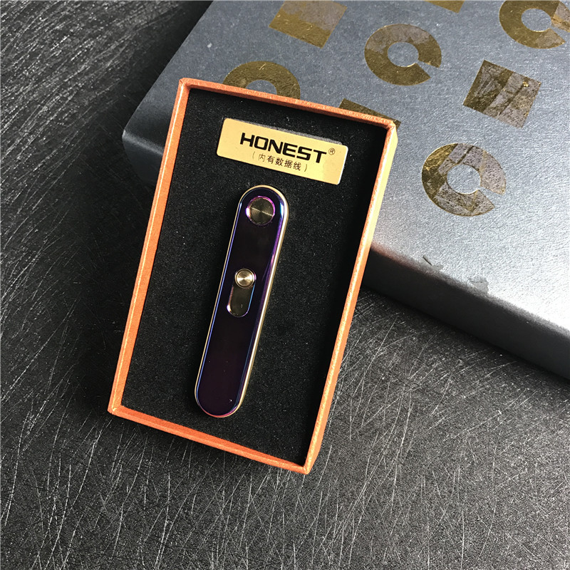 个性创意防风火机紫色1