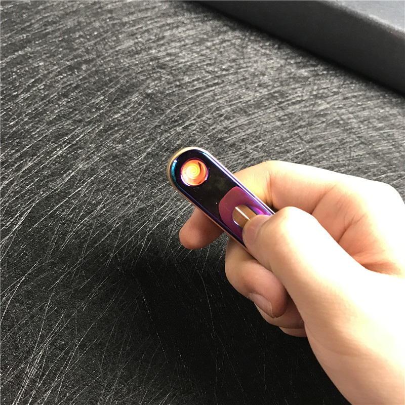 个性创意防风火机紫色4
