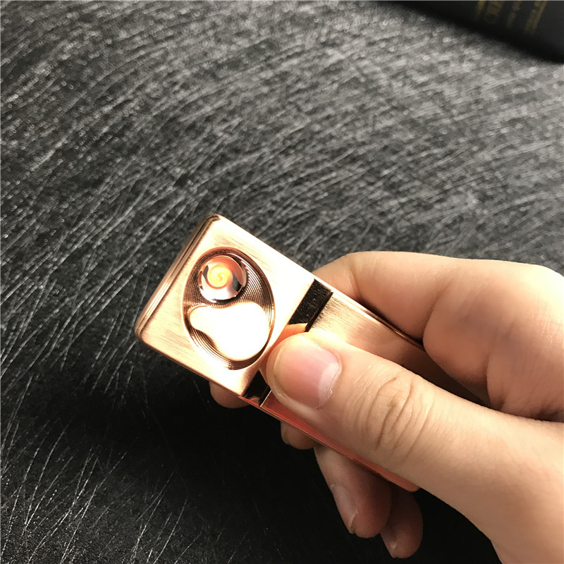 个性创意防风火机铜色4