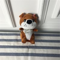 褐色小狗 	PP棉 抱枕毛绒玩具送女友生儿童婚庆礼物