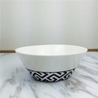 高档陶瓷碗餐具套装 家用北欧几何6寸汤碗面碗