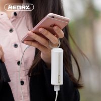 remax手机指环支架充电宝 5000毫安创意快充移动电源迷你创意小巧