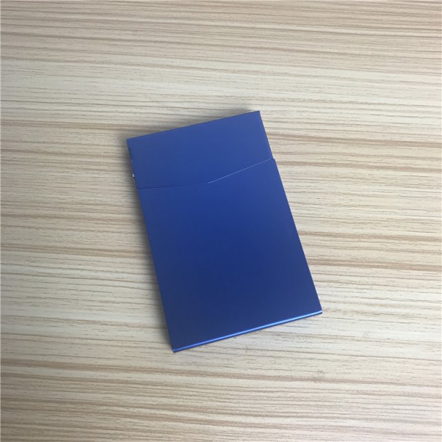蓝色	创意超薄香烟盒香烟夹便携男士香烟盒