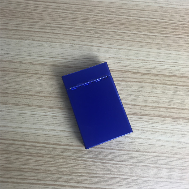 蓝色	创意超薄香烟盒香烟夹便携男士香烟盒2