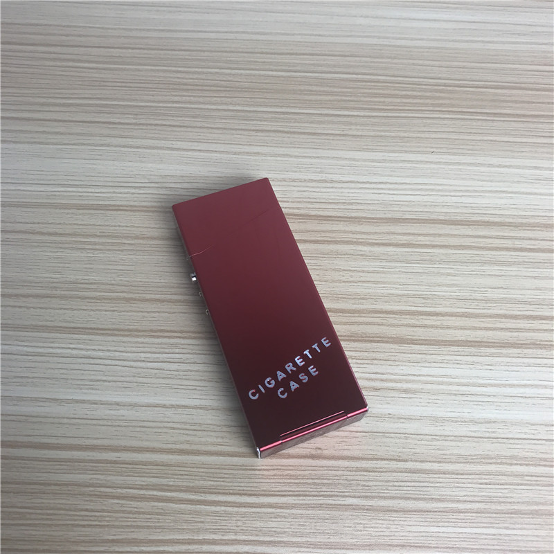 红色	创意超薄香烟盒香烟夹便携男士香烟盒2
