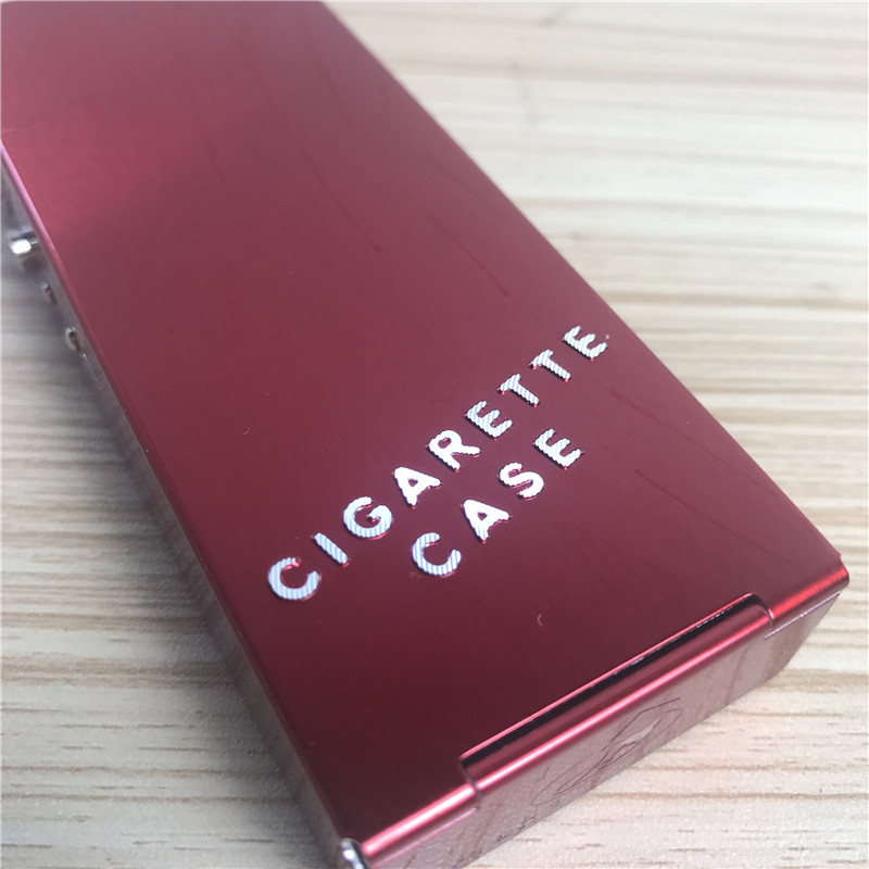 红色	创意超薄香烟盒香烟夹便携男士香烟盒5