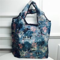折叠购物袋时尚环保袋买菜包大容量手提袋子 小号