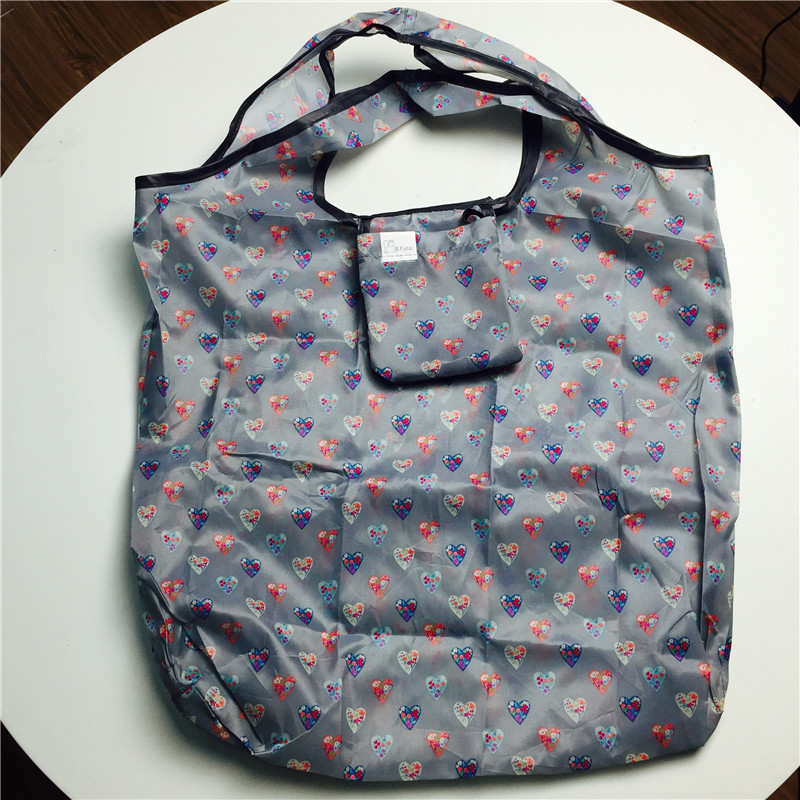 折叠购物袋时尚环保袋买菜包大容量手提袋子 小号3