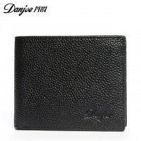 丹爵 头层牛皮简约设计2折男士钱包短款钱夹礼盒装横竖二款可选经典时尚皮夹 2折钱包
