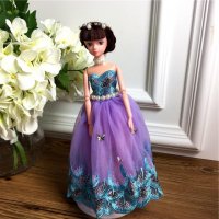 手工制作全身关节可以动婚纱娃娃（配礼盒支架防滑垫）五个一包装，清色装，可零售