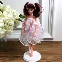 手工制作全身关节可以动婚纱娃娃（配礼盒支架防滑垫）五个一包装，清色装，可零售