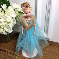 手工制作全身关节可以动婚纱娃娃（配礼盒支架防滑垫）五个一包装，清色装，可零售