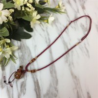 香水精油瓶项链装饰复古香薰琉璃吊坠朱砂胎毛挂件毛衣链饰品女