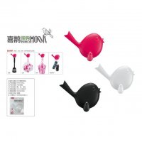 安雅门后挂钩免钉 喜鹊创意挂物钩 墙壁强力壁挂粘胶挂衣钩（下单备注颜色）