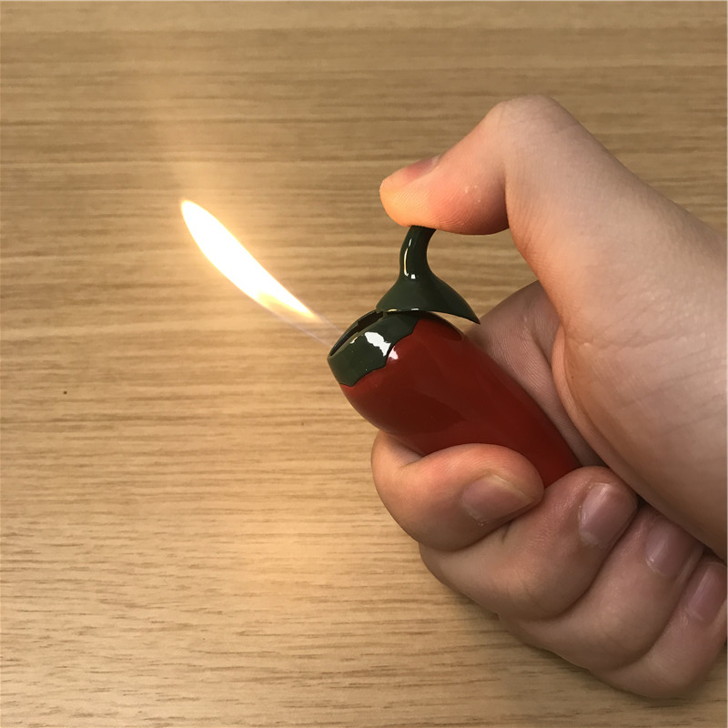 辣椒造型打火机 创意个性防风明火打火机创意礼物3