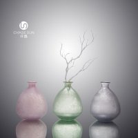 地中海古典彩色系列玻璃花瓶家居装饰CDC20373