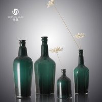 欧式古典彩色系列玻璃花瓶家居装饰IR1884-1D