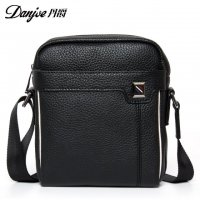 丹爵(DANJUE)男士单肩包休闲包牛皮包男式单肩斜挎包男包时尚韩版小挎包8047