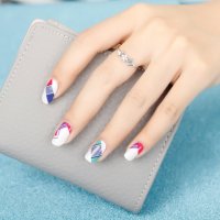 VBER指甲贴 甲油膜正品美甲贴 持久防水不伤甲  几何结构