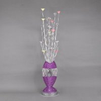 时尚温馨紫色花瓶落地灯LED装饰铝灯现代风格落地灯具YG-8263