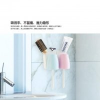 创意玫瑰情侣牙刷架漱口杯强力无痕免钉吸盘洗漱套装刷牙杯牙具座